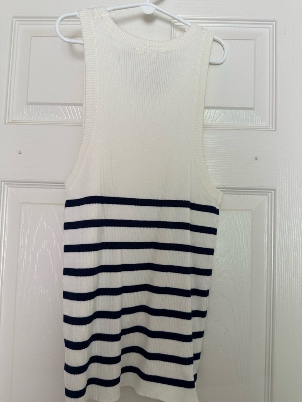 entro Cream Ribbed Tank Top - Picture 4 of 4